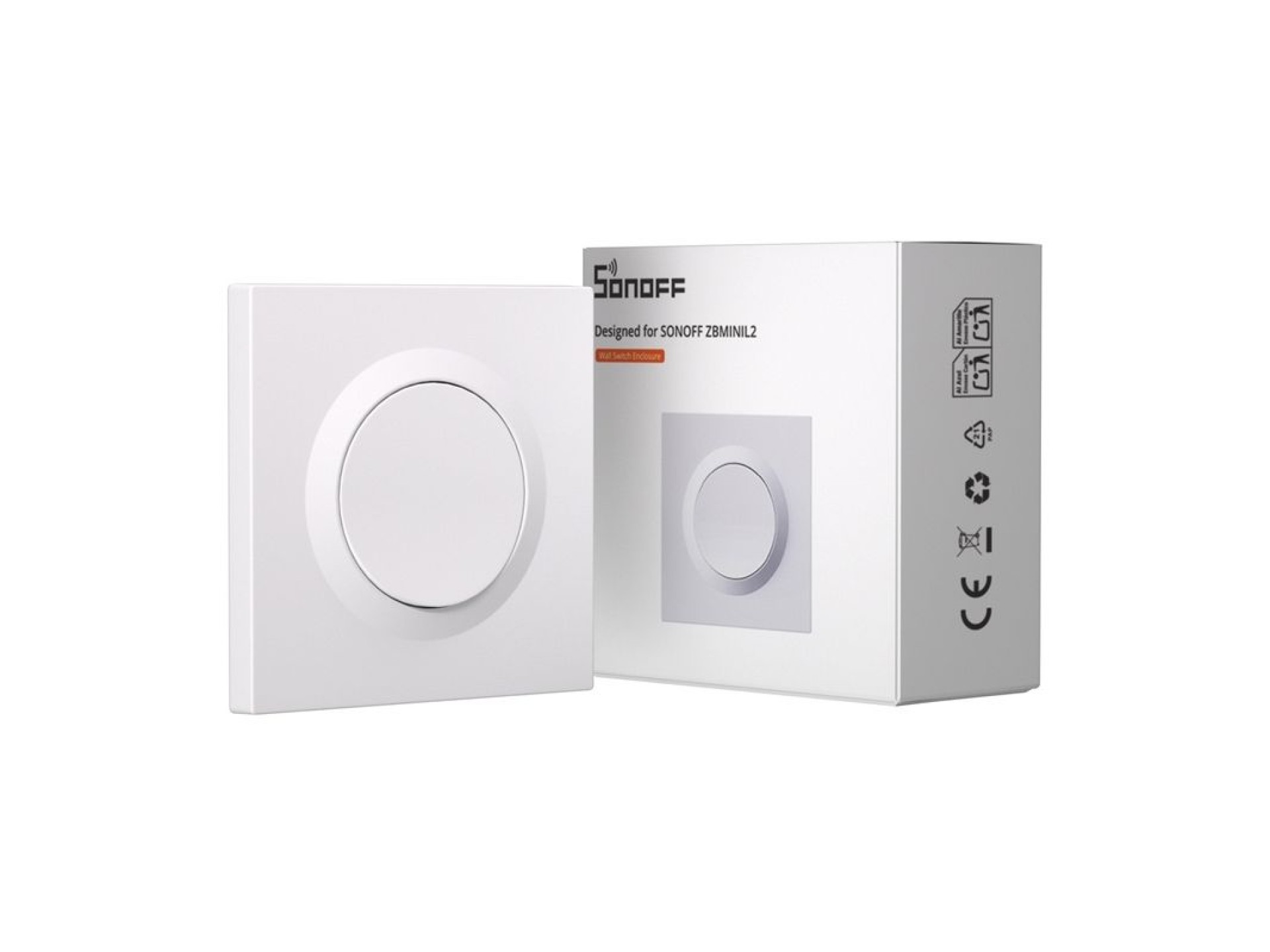 Carcasa para interruptor de pared SONOFF E1GSL (sin N)