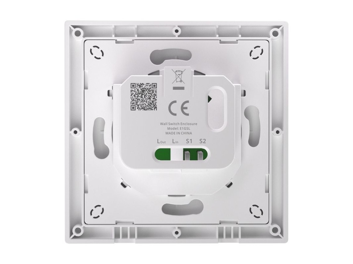 Carcasa para interruptor de pared SONOFF E1GSL (sin N)