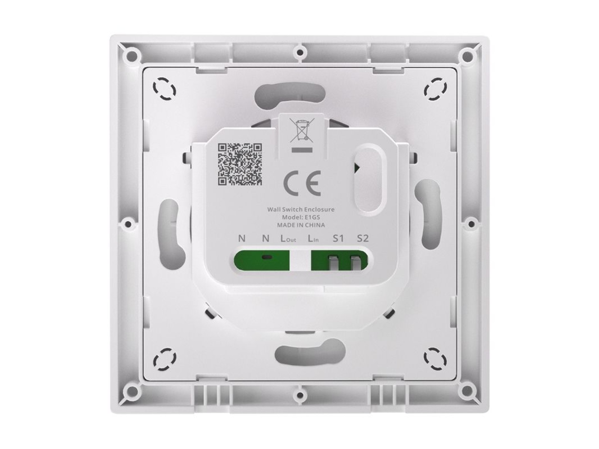 Carcasa para interruptor de pared SONOFF E1GS (con N)