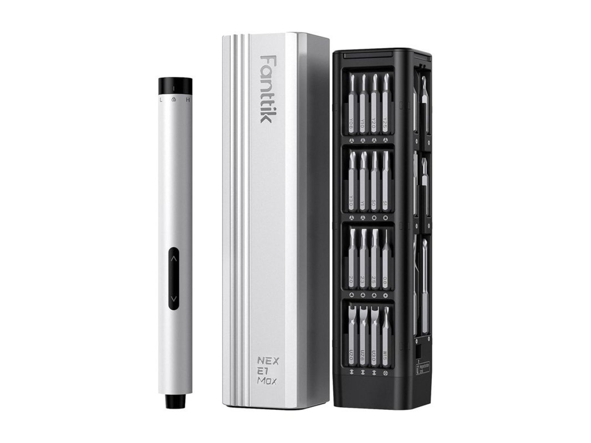 Juego de destornilladores eléctricos Fanttik E1 Max 3.7V (plateado)