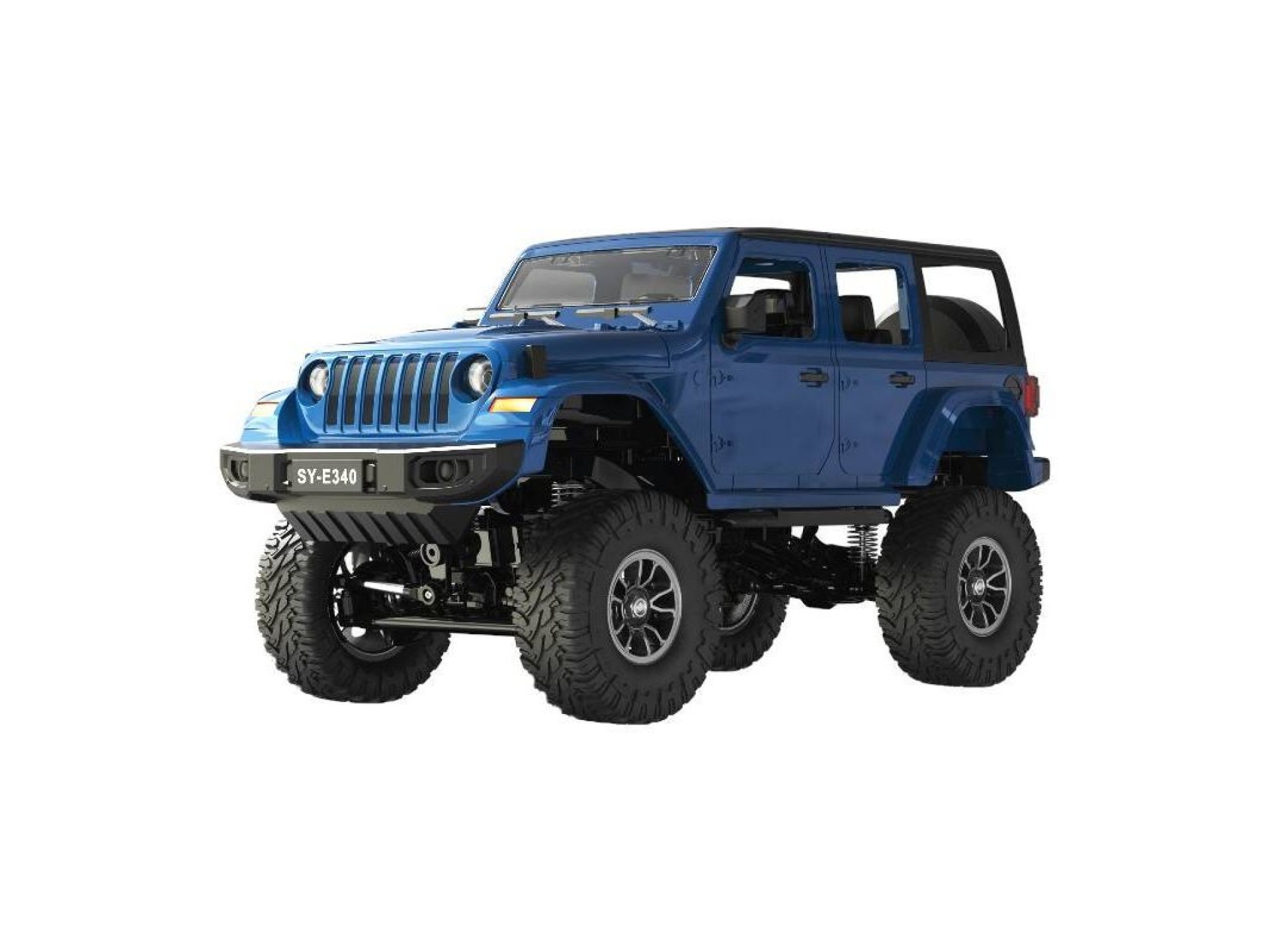 RC remote control car 1:14 Double Eagle (blue) Jeep Crawler Pro E340-003