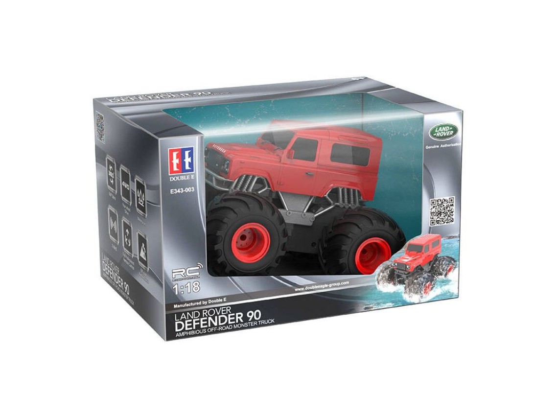 Coche teledirigido Double Eagle (rojo) Land Rover (Anfibio) E343-003