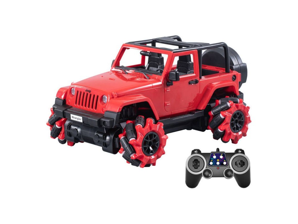 Coche teledirigido 1:16 Double Eagle (rojo) Jeep (drift) E348-003
