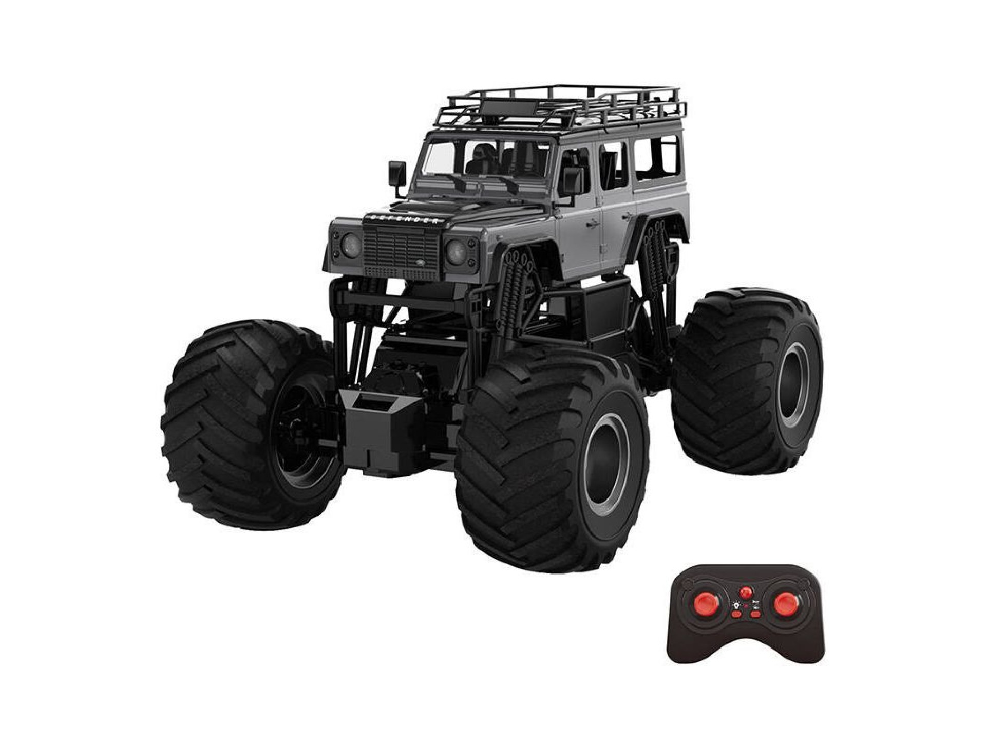 Coche teledirigido RC a escala 1:8 Double Eagle (gris) Land Rover Defender E375-003