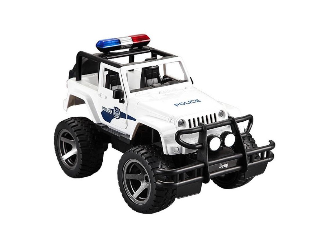Remote-controlled car 1:12 Double Eagle (white) Jeep (Police) E550-003