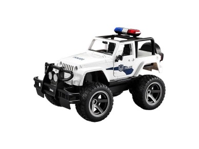 Remote-controlled car 1:12 Double Eagle (white) Jeep (Police) E550-003