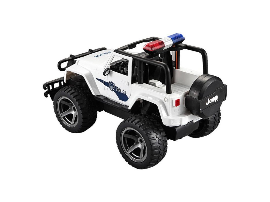 Remote-controlled car 1:12 Double Eagle (white) Jeep (Police) E550-003