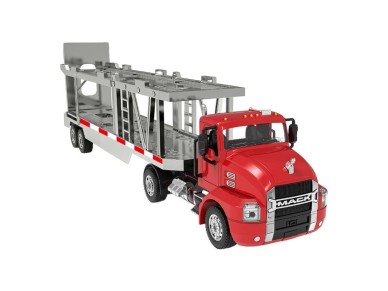 Remote-controlled truck 1:26 Double Eagle (red) (Car Transporter) E583-003