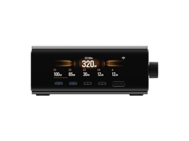 Estaci�n de acoplamiento EcoFlow RAPID Pro de 320 W, 4 puertos USB-C, 1 puerto USB-A, GaN