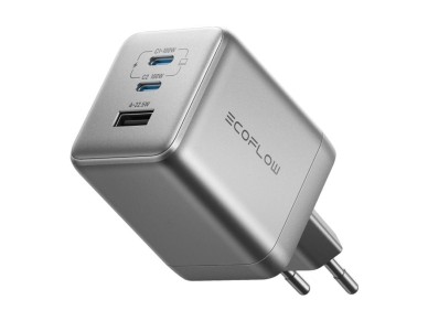 EcoFlow RAPID Pro 100W mains charger, 2xUSB-C, 1xUSB-A, GaN EcoFlow RAPID Pro 100W mains charger, 2xUSB-C, 1xUSB-A, GaN
