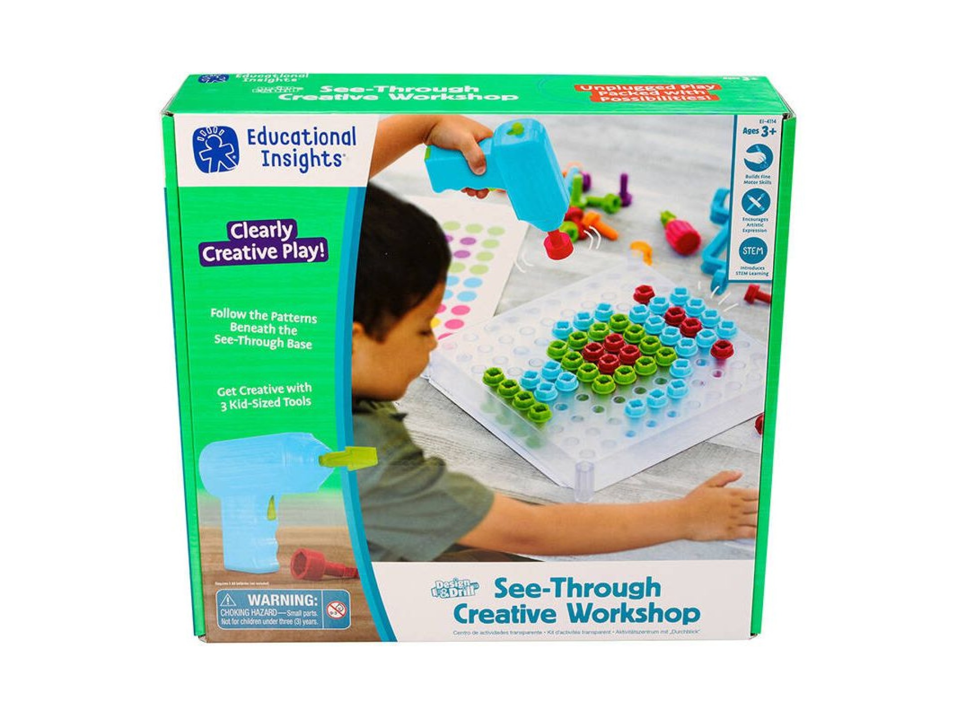 Design & Drill See -Through Creative Workshop Learning Resources EI-4114
