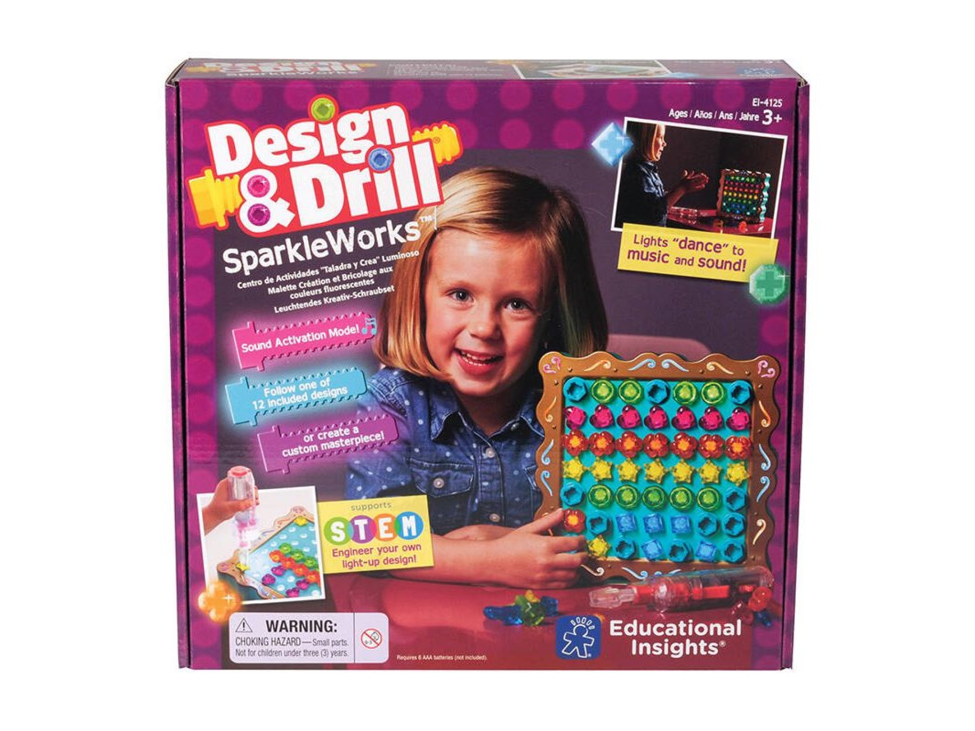 Recursos de aprendizagem SparkleWorks Design & Drill EI-4125