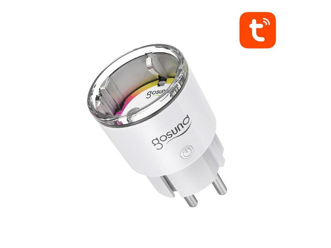 Plugue inteligente WiFi Gosund EP2 10A Tuya