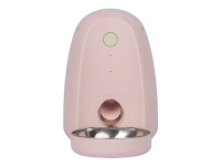 Dispensador de alimentos inteligente com tigela de pl�stico WIFI mini Dogness (rosa))
