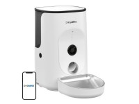 Dogness F15 WiFi 4L dispensador de alimentos inteligente com c�mera e tigela de a�o inoxid�vel (bran