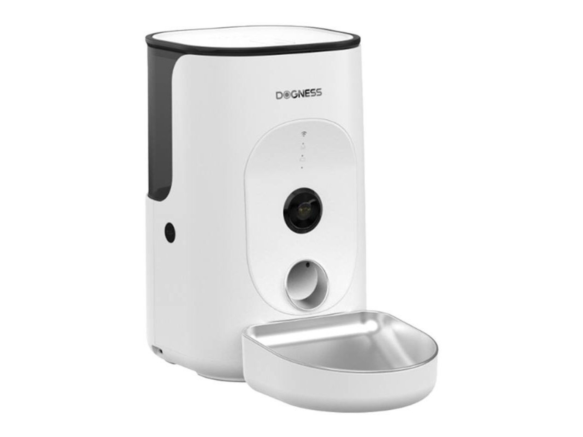 Dogness F15 WiFi 4L dispensador de alimentos inteligente com câmera e tigela de aço inoxidável (bran