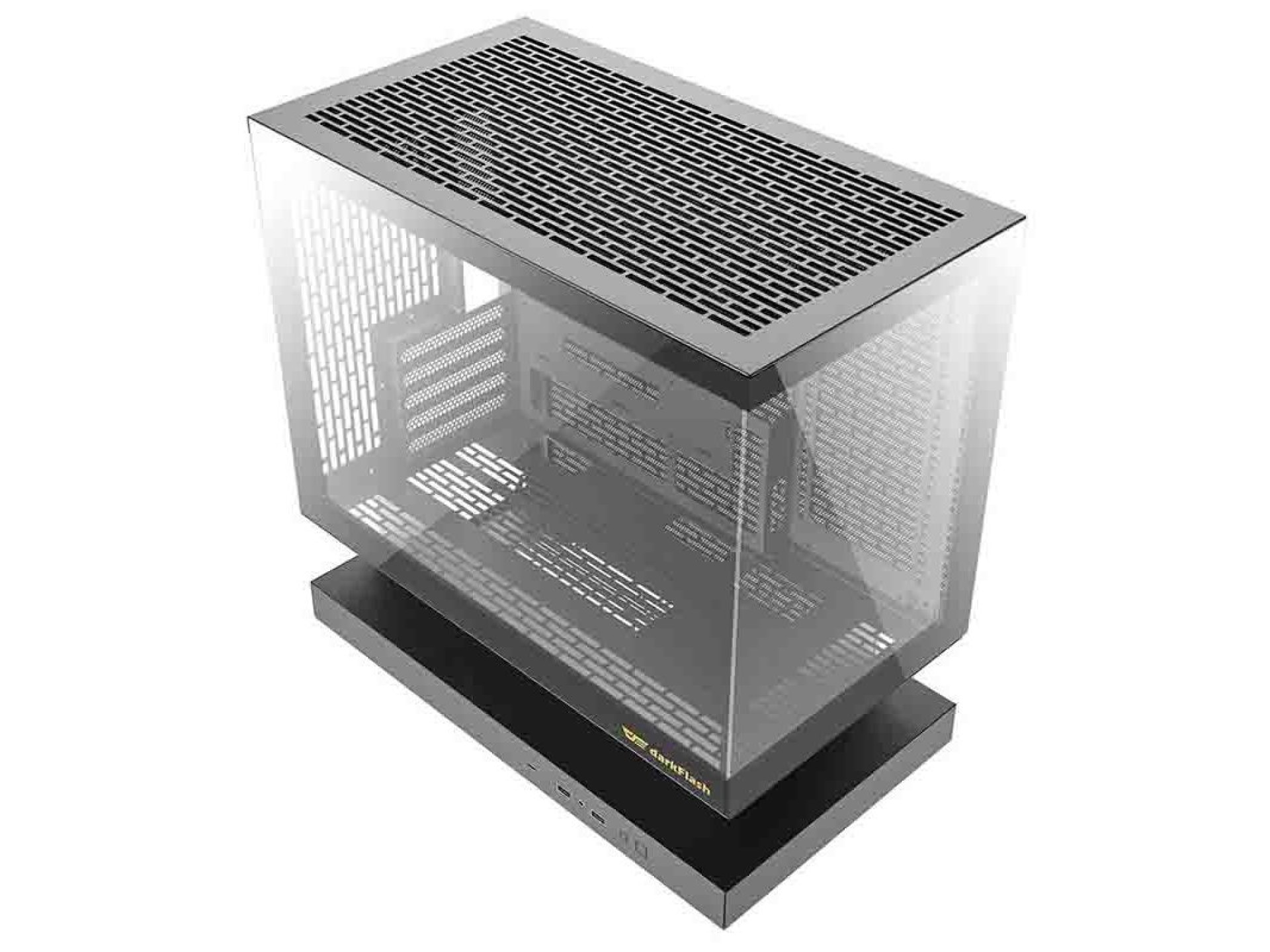 Gabinete Darkflash F1 (Preto) + 6 ventoinhas ARGB