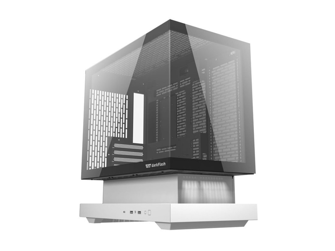 Gabinete Darkflash F1 (Branco) + 6 ventoinhas ARGB