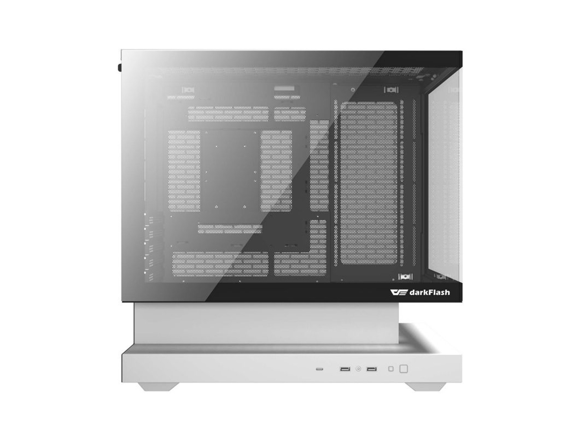 Gabinete Darkflash F1 (Branco) + 6 ventoinhas ARGB