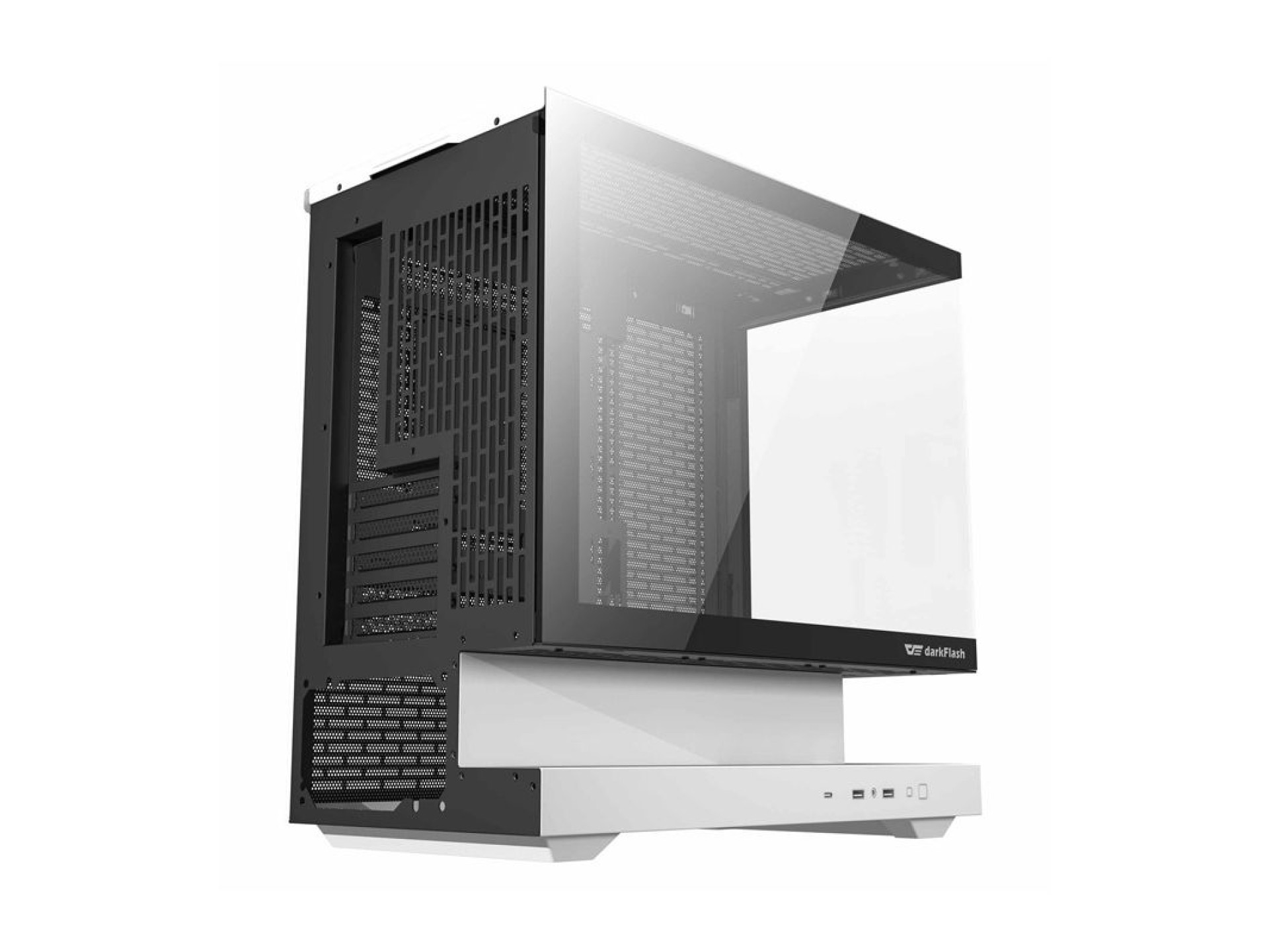 Gabinete Darkflash F1 (Branco) + 6 ventoinhas ARGB