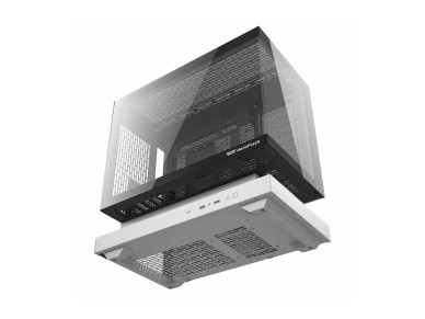 Gabinete Darkflash F1 (Branco) + 6 ventoinhas ARGB