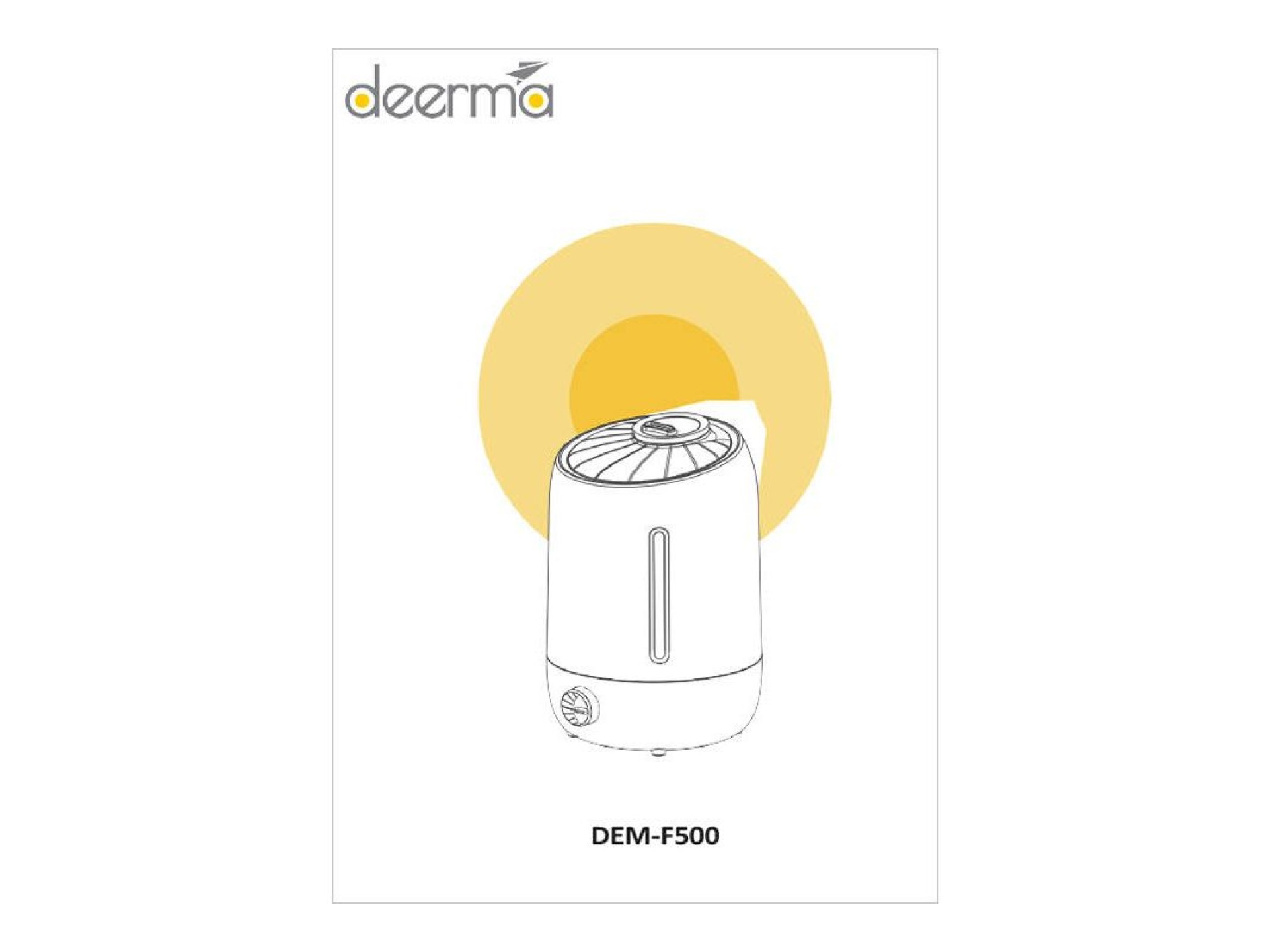 Humidificador de aire ultrasónico Deerma F500