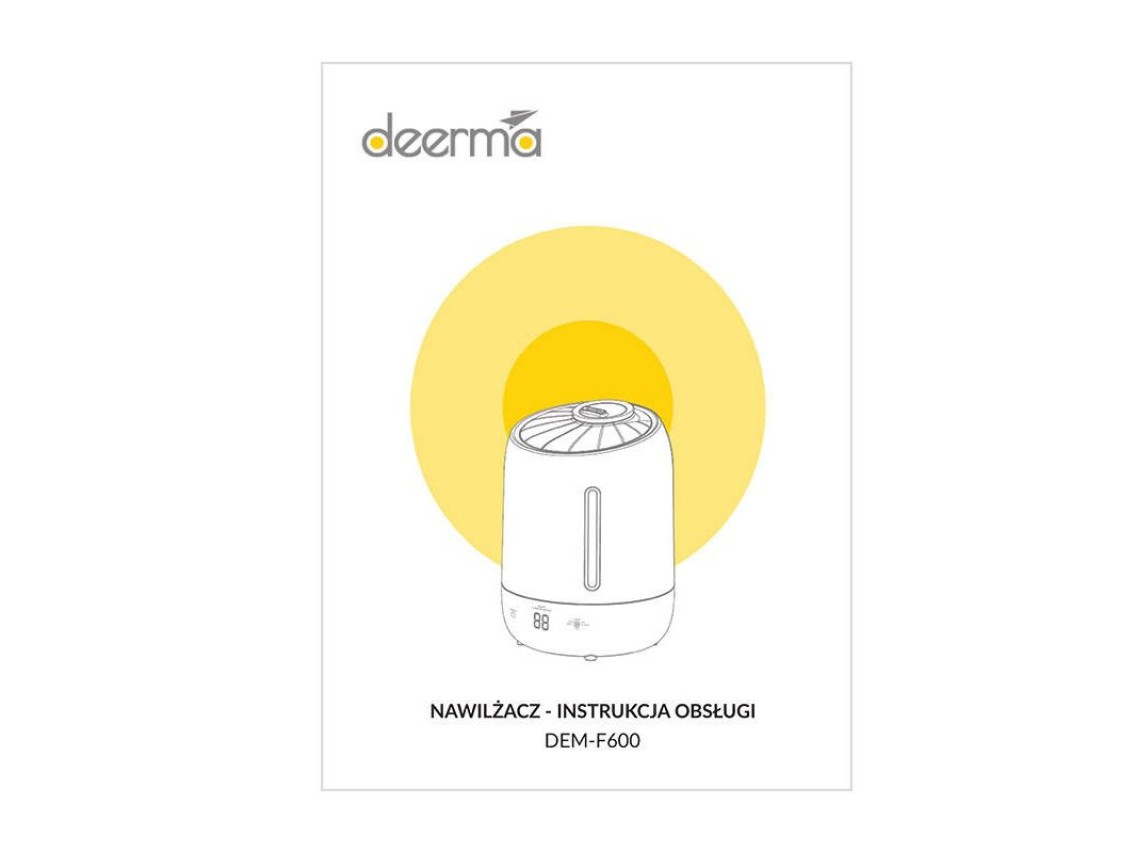 Ultrasonic humidifier Deerma F600 black