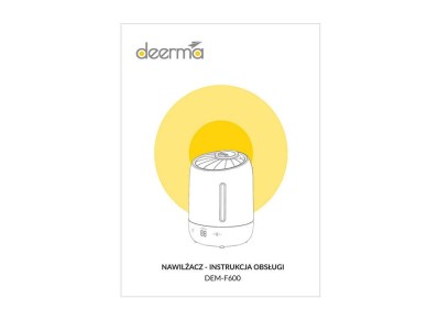 Ultrasonic humidifier Deerma F600 black