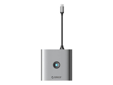 Adapter Hub 6w1 Orico, HDMI 4K + 2x USB-A 3.0, USB-C, 100W PD Adapter Hub 6w1 Orico, HDMI 4K + 2x USB-A 3.0, USB-C, 100W PD