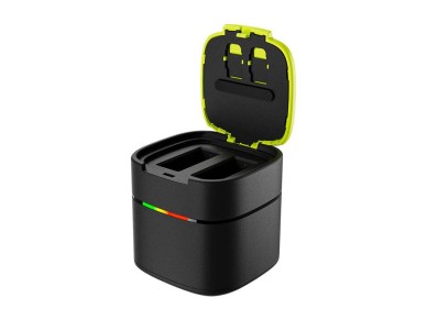 Cargador de doble canal TELESIN Box para GoPro Hero 12/11/10/9 (carga r�pida)