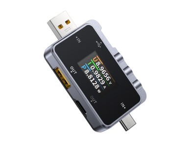 Probador USB 2w1 FNIRSI FNAC-28 USB-C USB-A