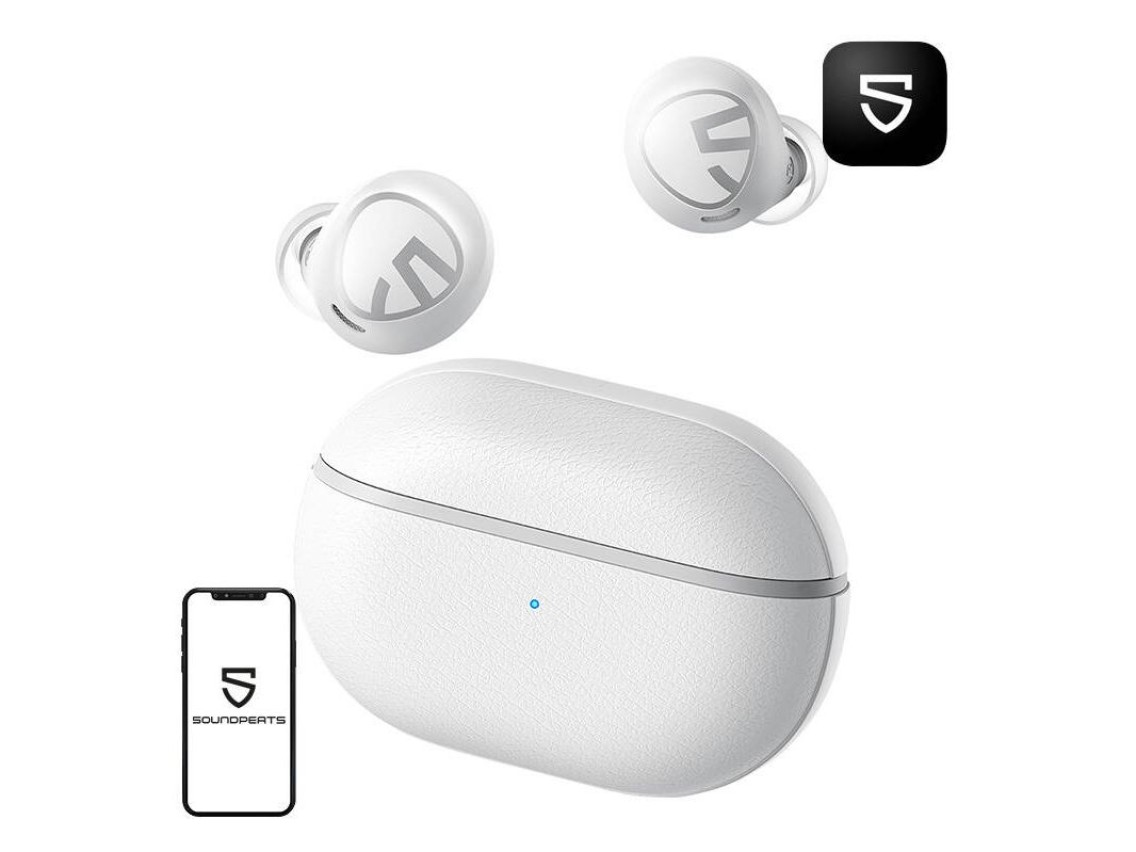 Fones de ouvido TWS Soundpeats Free2 Classic (branco)