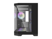 Gabinete para computador Darflash FT418 + 6 ventoinhas aRGB (preto) Gabinete para computador Darflash FT418 + 6 ventoinhas aRGB (preto)