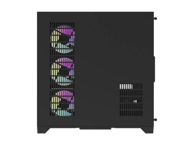 Gabinete para computador Darflash FT418 PRO + 7 ventoinhas aRGB (preto)