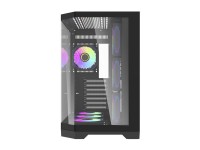 Darflash FT418 PRO computer case + 7 aRGB fans (black)