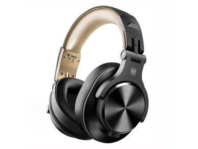 Fones de ouvido sem fio Oneodio Fusion A70 (dourado)