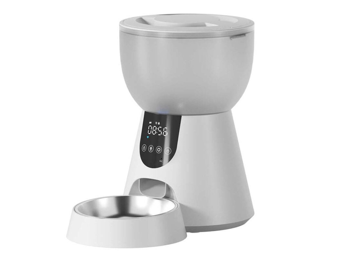 F17 LED automatic food dispenser + W8 Petwant drinker