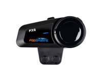Fodsports FX6 motorcycle intercom two-pack (black)