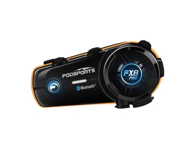 Intercomunicador para motocicleta Fodsports FX8 Pro (negro)