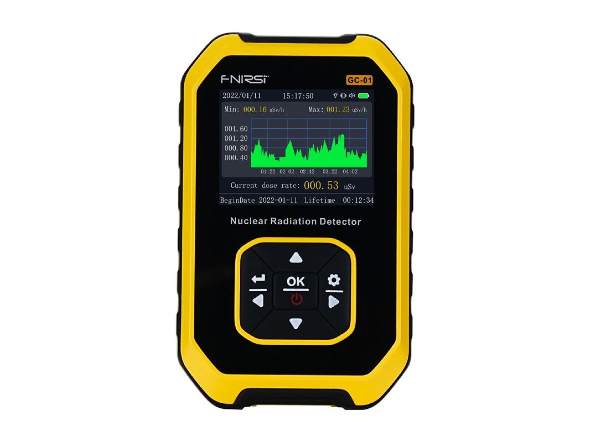 FNIRSI GC-01 nuclear radiation detector