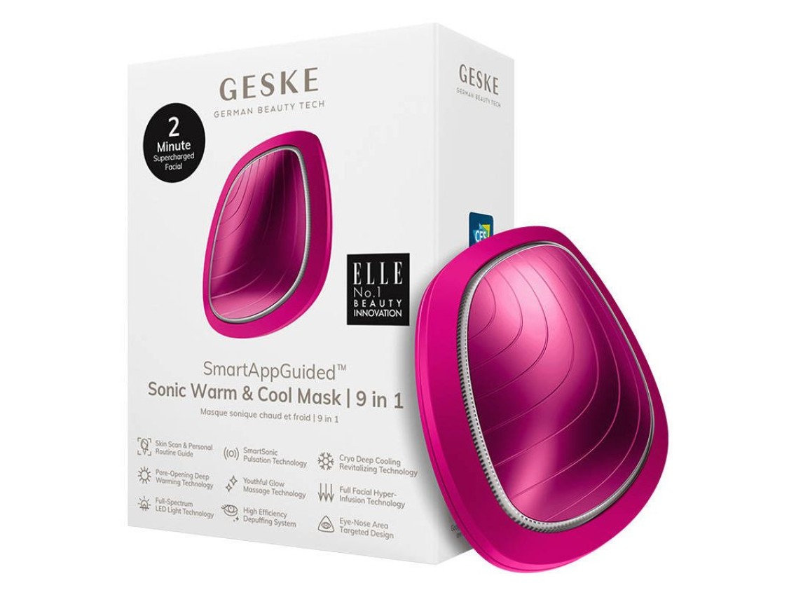 M�scara Sonic Warm & Cool 9 em 1 Geske com APP (magenta)