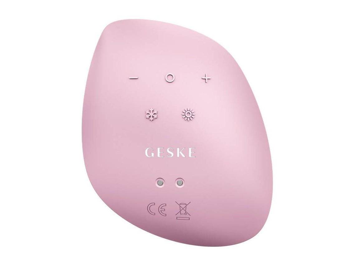 Mascarilla sónica cálida y fría 9 en 1 Geske con aplicación (rosa)