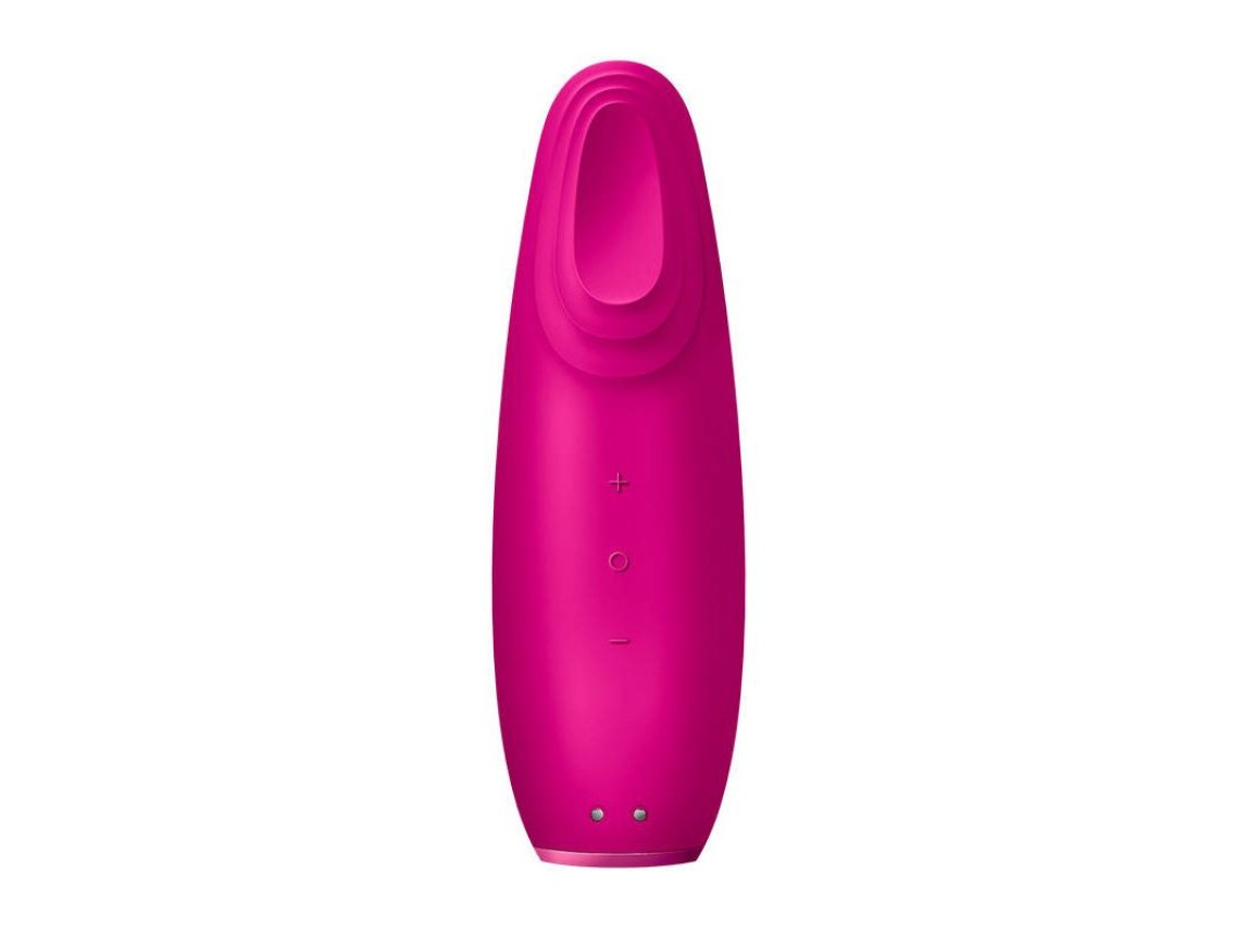 Energizante ocular cálido y frío 6 en 1 Geske con aplicación (magenta)
