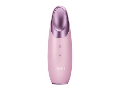 Energizador para os olhos quente e frio 6 em 1 Geske com APP (rosa)