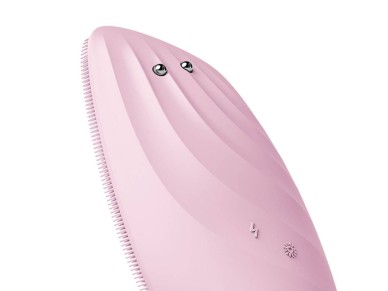 Escova Facial Sonic Thermo e Lifter Facial 8 em 1 Geske com APP (rosa)