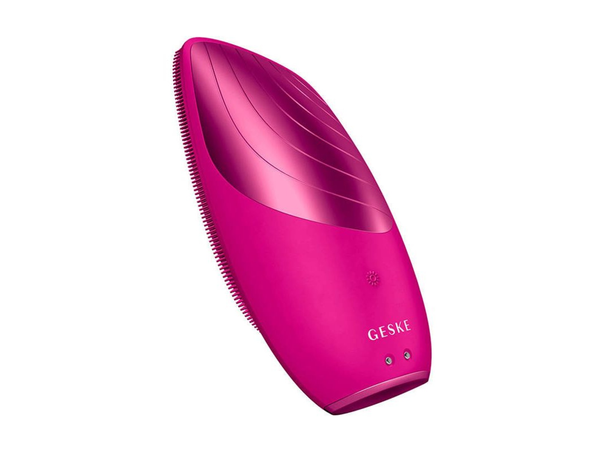 Cepillo facial térmico sónico 6 en 1 Geske con aplicación (magenta)
