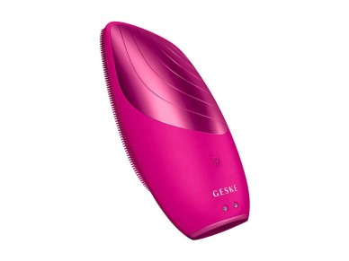 Escova Facial Sonic Thermo 6 em 1 Geske com APP (magenta)