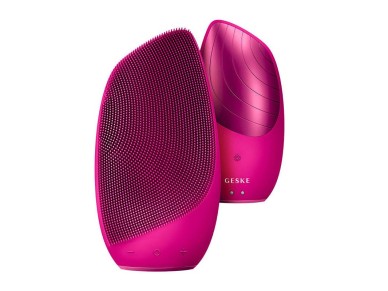 Escova Facial Sonic Thermo 6 em 1 Geske com APP (magenta)