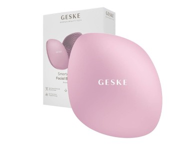 Cepillo de limpieza facial 4 en 1 Geske con aplicaci�n (rosa)