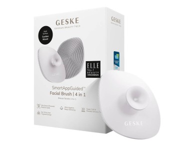 Cepillo de limpieza facial 4 en 1 con mango Geske con aplicaci�n (luz de estrellas)